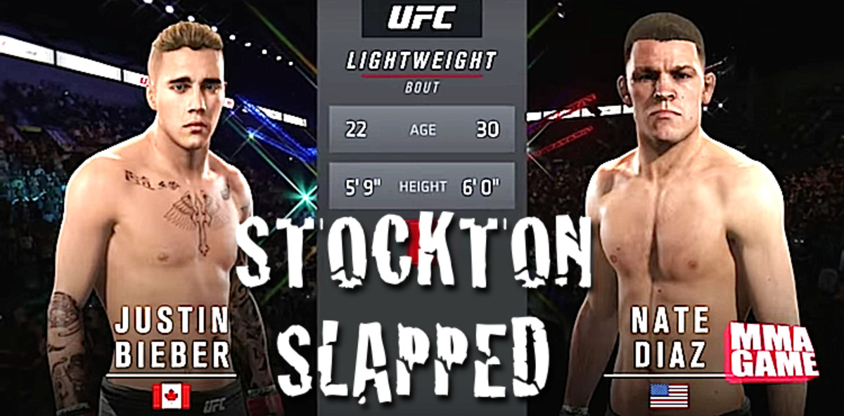 VIDEO Watch Nate Diaz Beat the Hell Out of Justin Bieber in EA(01)