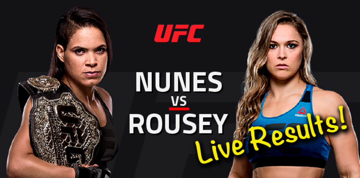 UFC 207 Nunes vs. Rousey Live Results and Fight Stats
