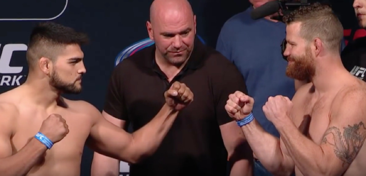 UFC Free Fight Video Kelvin Gastelum Forces Nate Marquardt's Corner to