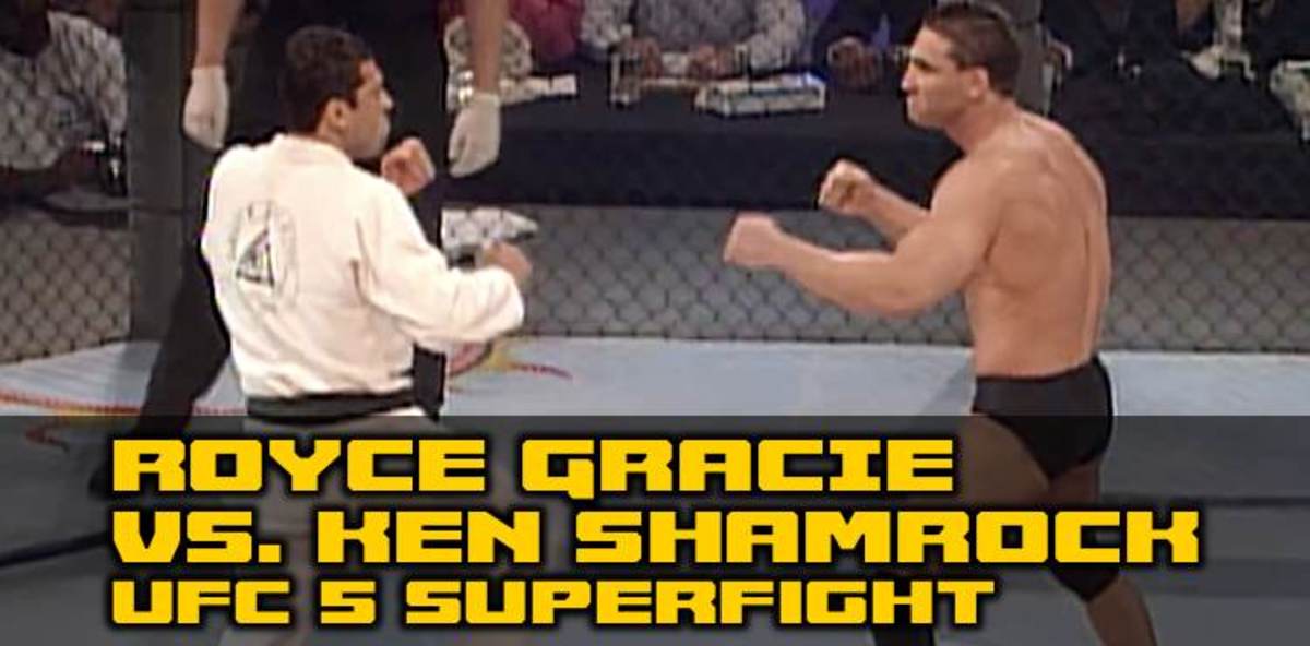 Watch the epic Royce Gracie vs. Ken Shamrock UFC 5 full superfight
