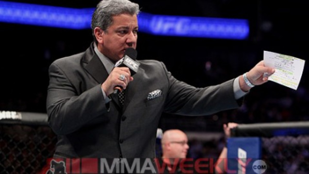 Watch the UFC 168 Fight Club Q & A Featuring Bruce Buffer on Friday at