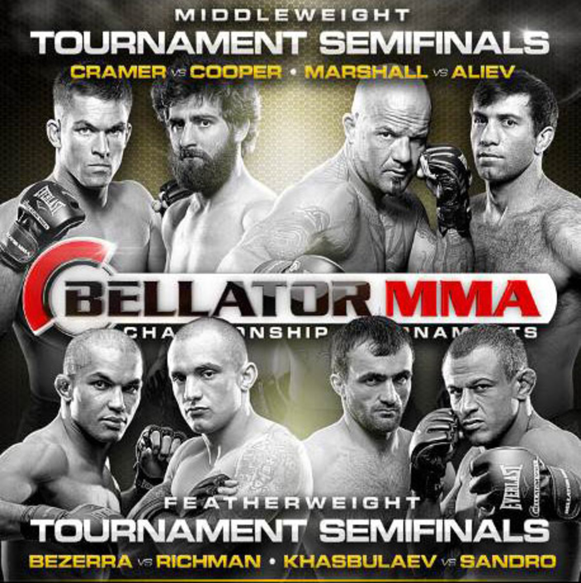Bellator MMA Featherweight and Middleweight Semifinals Set for March 7