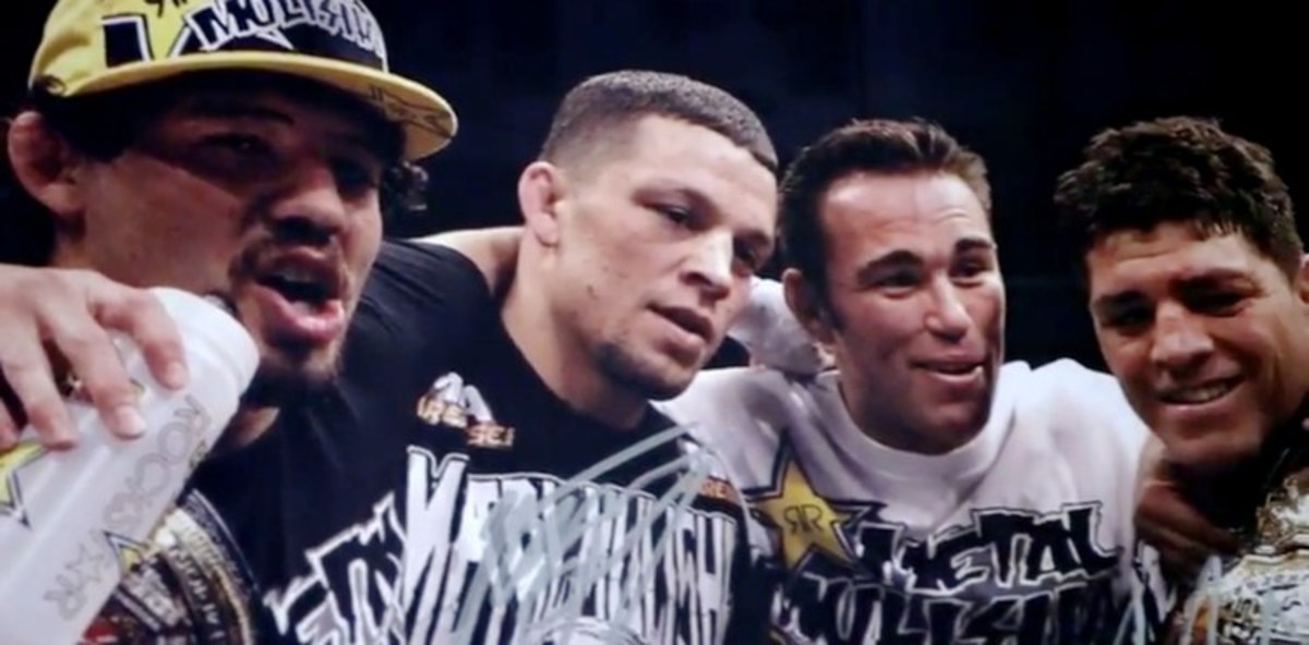 Nate Diaz on UFC 202 BottleThrowing Incident 'We've Got a Whole Gang