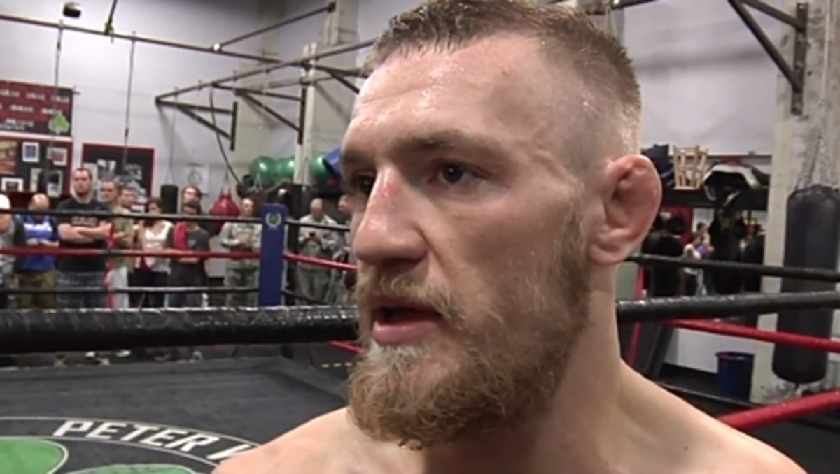 UFC Dublin Free Fight Video Conor McGregor Blasts Marcus Brimage