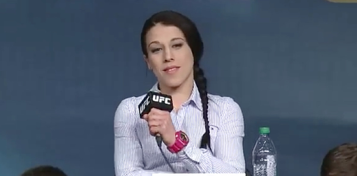 UFC Fight Night 69 Jedrzejczyk vs. Penne PostFight Press Conference