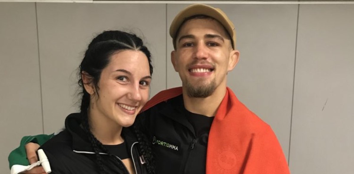 Married LFA fighters Cheyanne and JP Buys work together to stay fight