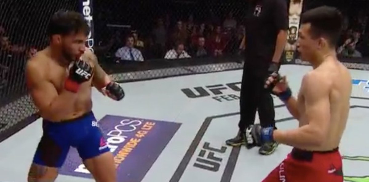 Watch Korean Zombie KO Dennis Bermudez in his return from Military