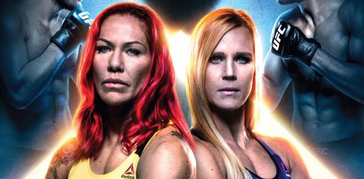 UFC 219 Cyborg vs Holm Fight Poster