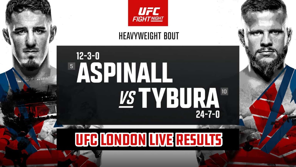 UFC London Results Aspinall vs. Tybura UFC and MMA