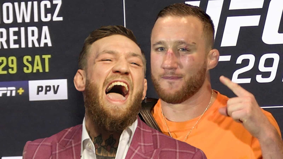 Conor McGregor and Justin Gaethje tease