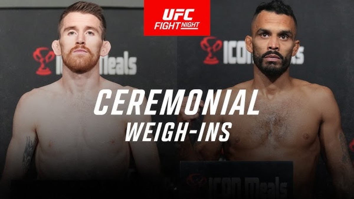 UFC Nashville Ceremonial WeighIn Video UFC and MMA