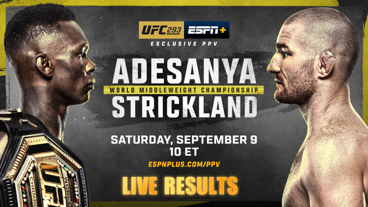 UFC 293 Results Israel Adesanya vs