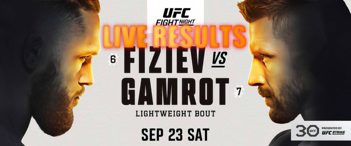 UFC Vegas 79 Results Fiziev vs. Gamrot UFC and MMA