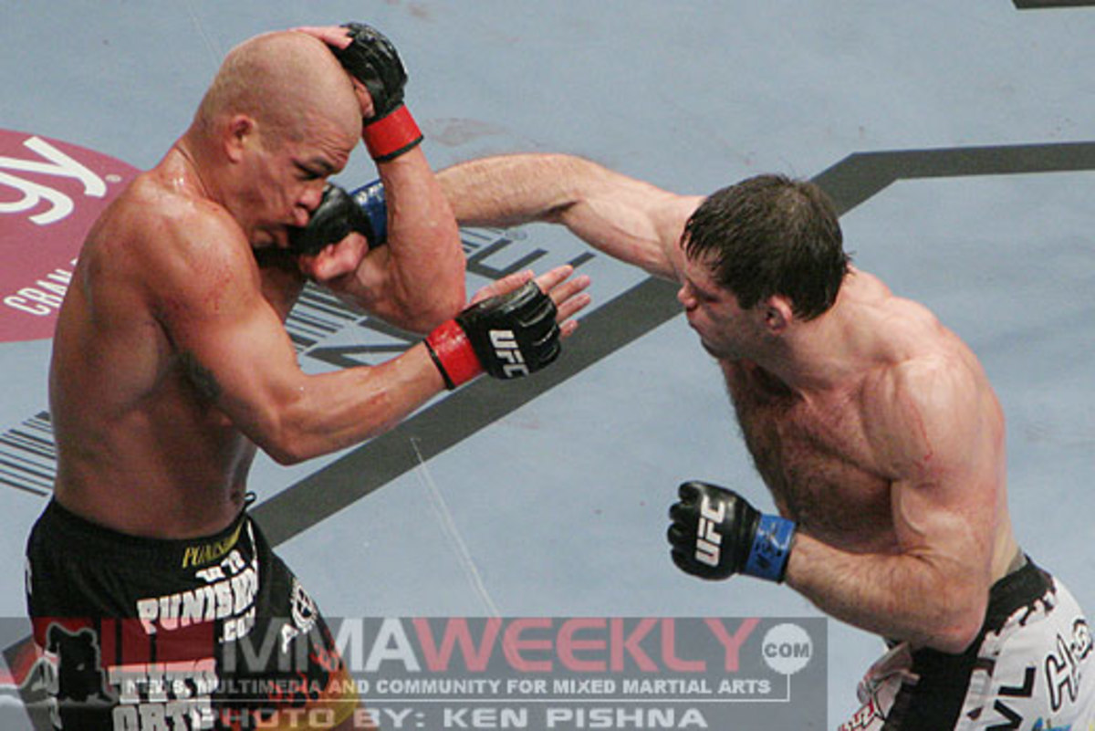 Tito Ortiz and Forrest Griffin at UFC 106