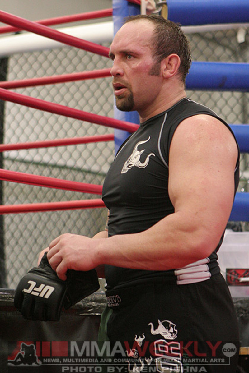Shane Carwin at the Grudge Training Center