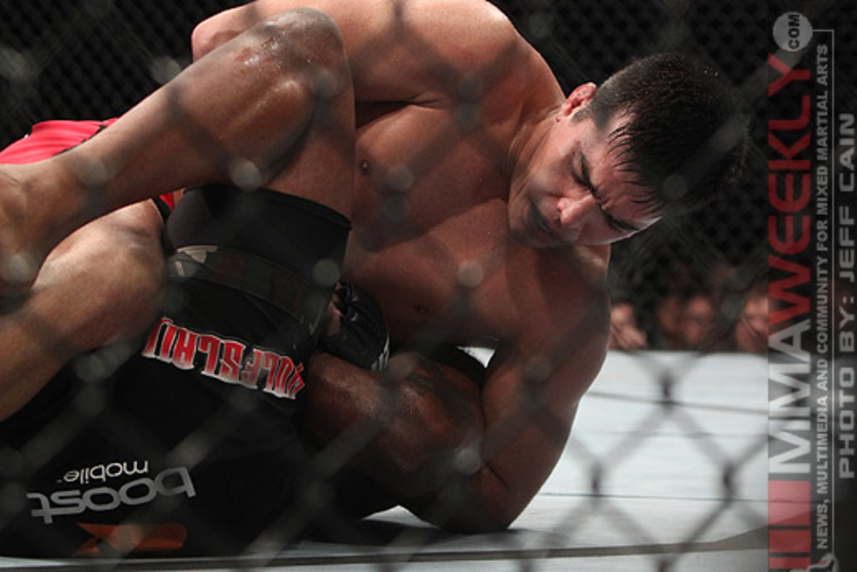Lyoto Machida and Quinton Rampage Jackson at UFC 123