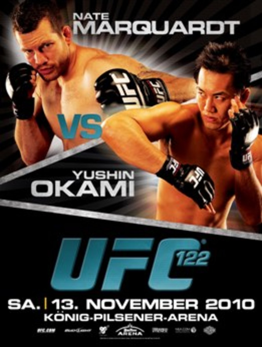 UFC 122 Marquardt vs Okami Poster