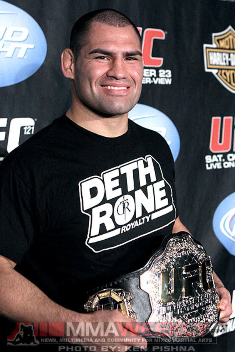 UFC heavyweight champion Cain Velasquez at UFC 121