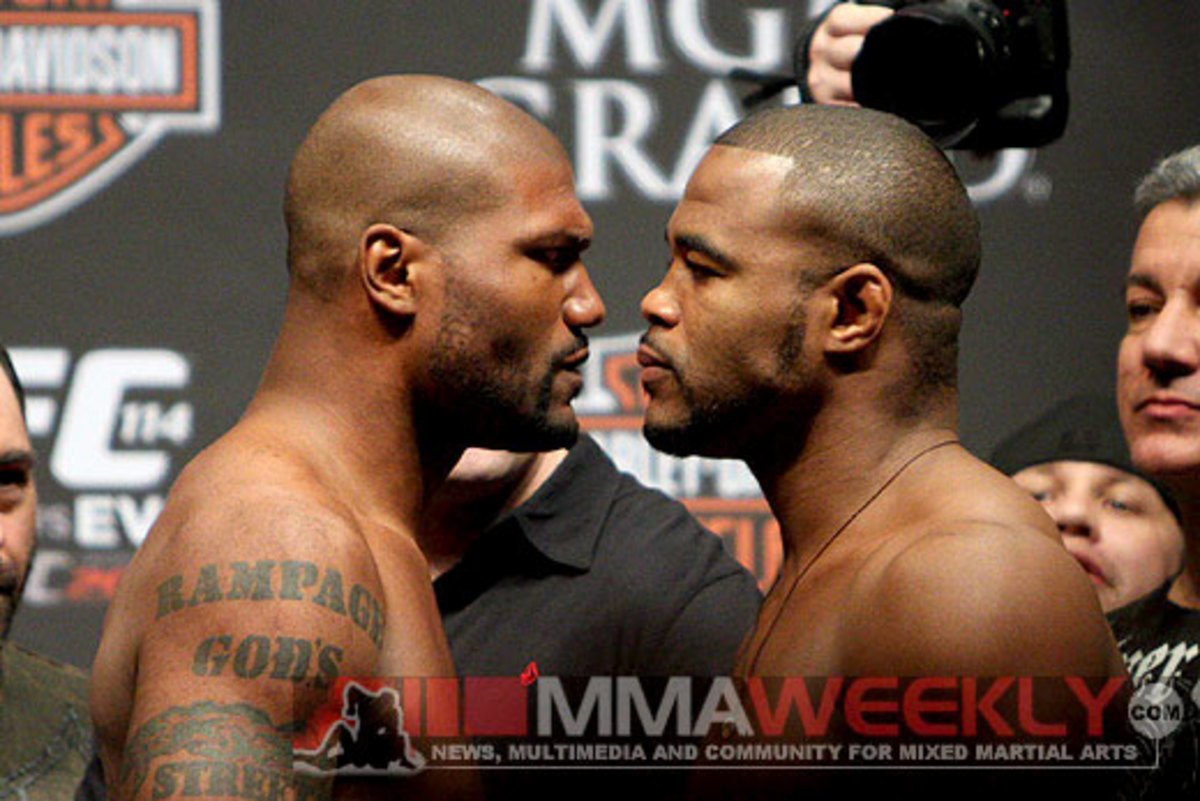 Rashad Evans Steps In to Face Quinton "Rampage" Jackson at UFC 130