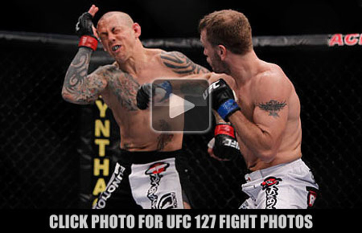 UFC 127 fight photos