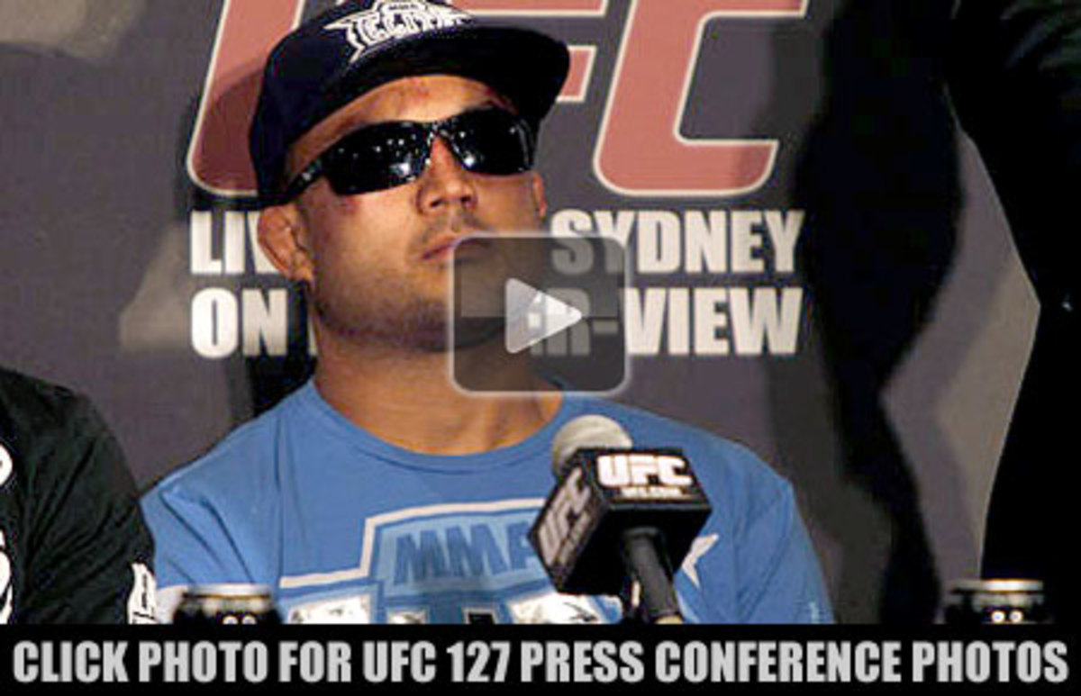 UFC 127 post fight press photos