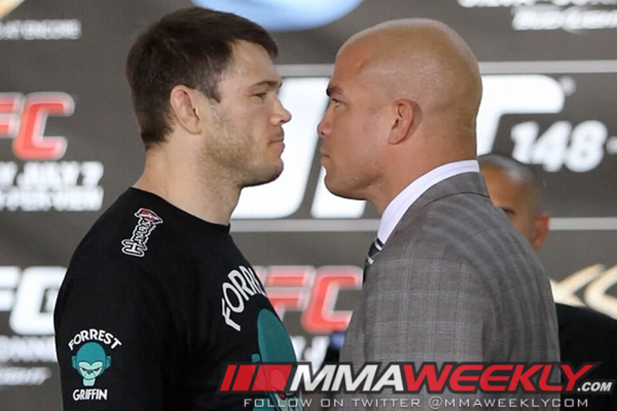 Forrest Griffin and Tito Ortiz UFC 148 Faceoff