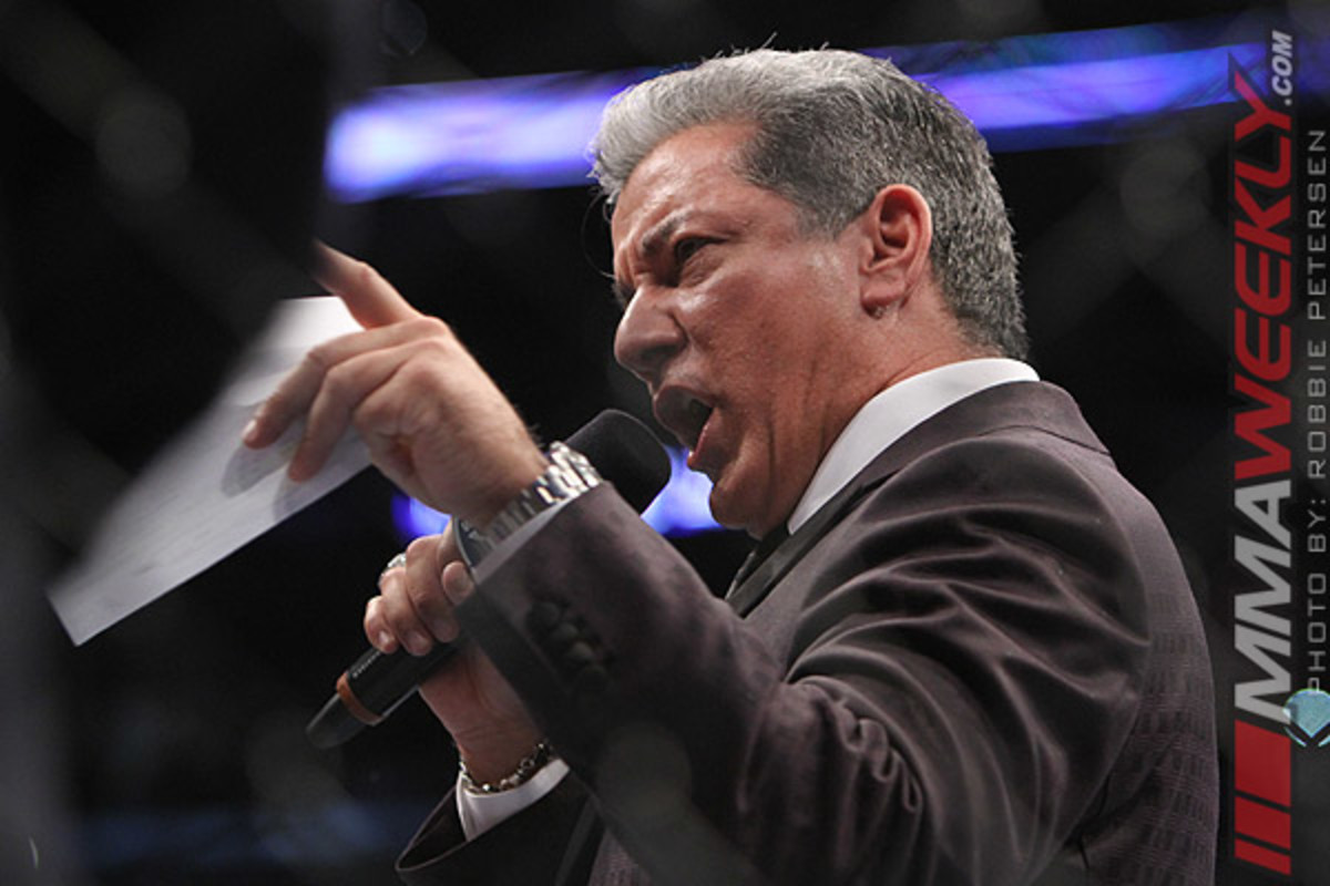 Bruce Buffer is Poppin' Bottles and Kissin' Models... and Fighting