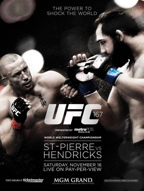 UFC 167: St-Pierre vs. Hendricks - MMA Weekly