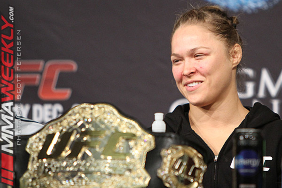 UFC 170 Fighter Bonuses Rousey, MacDonald, Maia and Thompson Earn