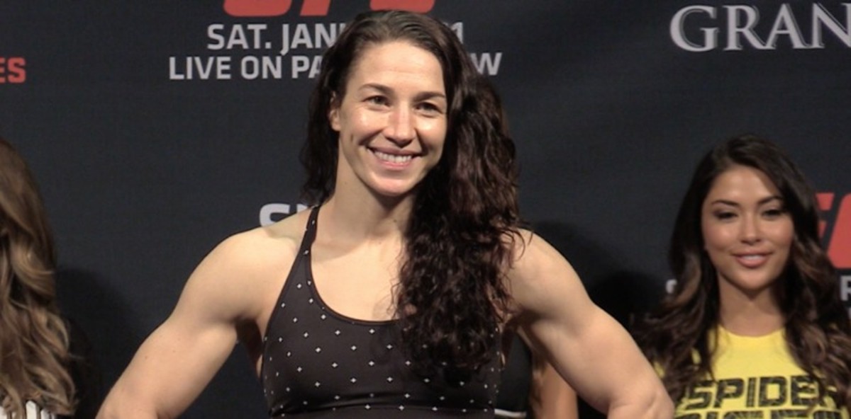 UFC-183-Sara McMann-weigh-in