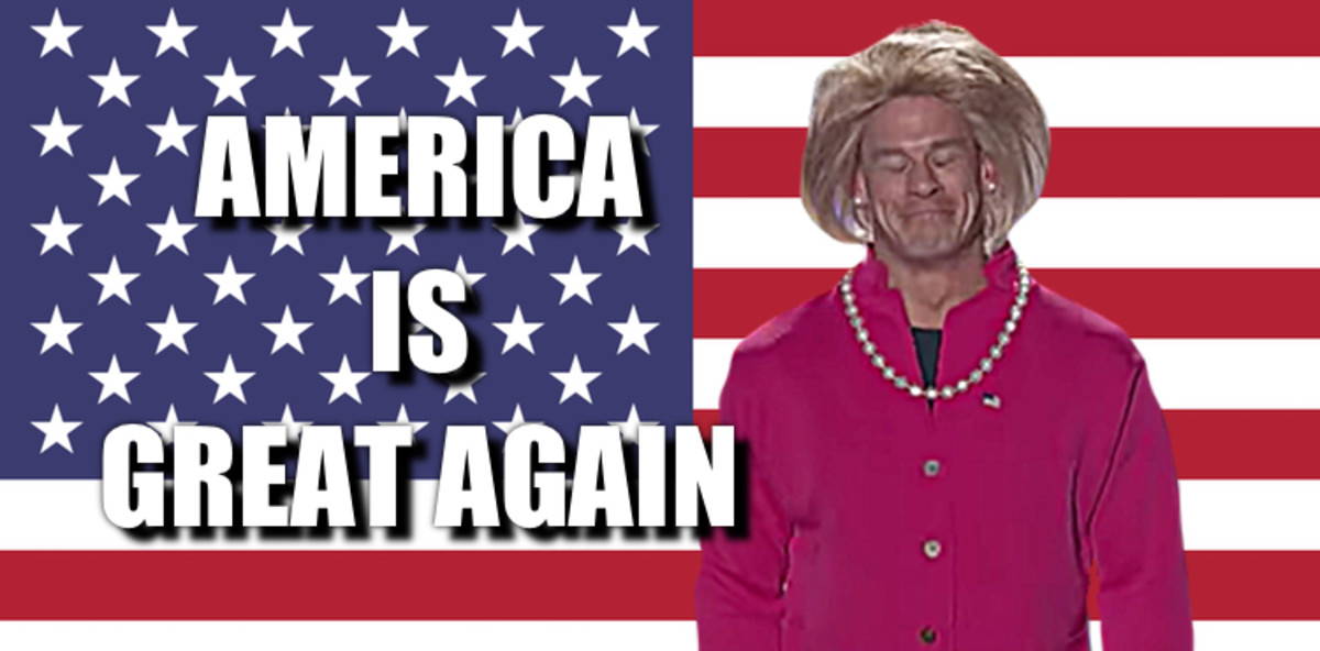 Video John Cena Dresses Like Hilary Clinton, Has Our Vote Forever